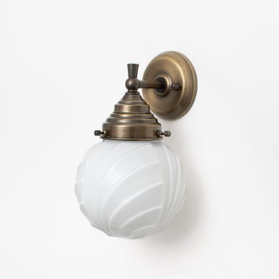 Wandlamp Swingbulb Royal Brons - Art Deco Trade