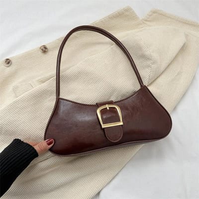 Sac à bandoulière tendance pour femmes en hiver Nouveau sac carré simple et décontracté Sac à main à la mode Sac tendance sous le bras