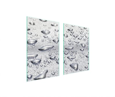 TMK ArtDeko - Snijplank - Beschermend Glasplaat - 65x52cm - Voor Alle Soorten Kookplaten