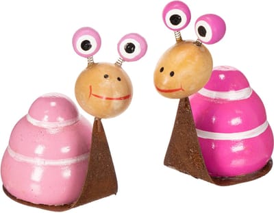 Slakfiguurtje met een leuk ontwerp, een charmante lenteversiering, 9 c
