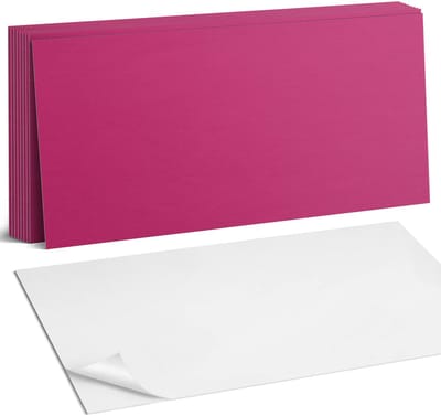 Coloray Plaktegels - Roze Zelfklevende Wandtegels - 40 cm x 20 cm - Roze Plaktegels - 10 stuks - Rechthoek PVC Tegels - Plaktegels Badkamer - Vloertegels Zelfklevend - Vinyl Tegels Zelfklevend - Portugese Tegels