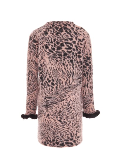 Faina Vest Dames roze/zwart
