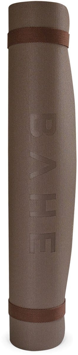 BAHE - Foundation Mat - Taupe - 4MM - Yogamat - Pilatesmat - Inclusief draagriem