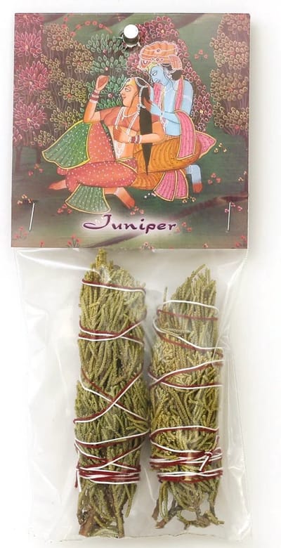 Smudging set 'Juniper', mini, Prabhuji's Gifts