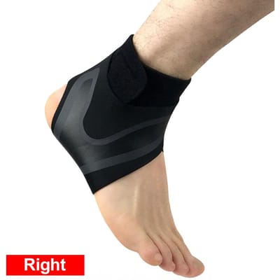 Sport Enkel Compressie Sleeve Verstelbare Enkel Elastische Voet Bandage Beschermende Band XL