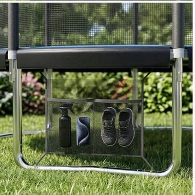 Trampoline voor Buiten 244 cm met Veiligheidsnet en Ladder – Recreatie Tuintrampoline met Verzinkt Metalen Frame, Antislip Ladder, Gebogen Poten en Hoog Elastisch Springdoek – voor Kinderen & Volwassenen – Urbanhome