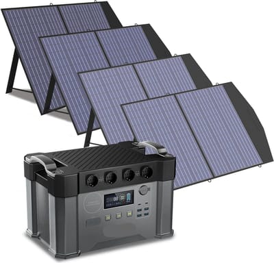 Powerstation – Draagbare Accu – Mobiele Generator – Noodstroom – Camping Accu – 2000W Vermogen – 1500Wh Capaciteit