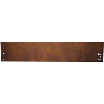 Borderrand Cortenstaal - Kantopsluiting - 120 cm lang, 13,5 cm hoog - Thermisch verzinken