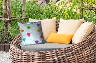 Tuinkussen - Lolly - Regenboog - Snoep - 40x40 cm - Weerbestendig