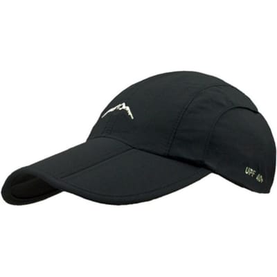 Opvouwbare Buitenhoed Waterdichte Sportpet Pet Baseballpet Wandelen Bergbeklimmen zwart