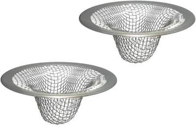 Afvoerzeef - Haarvanger - Afvoer Beschermen - Roestvrij Staal - 1 inch mand - Zilverkleurig