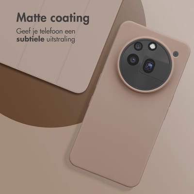 imoshion Hoesje - Geschikt voor Nothing Phone (3a) Pro - Color Backcover - Bruin