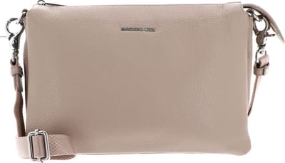 MANDARINA DUCK Leren Schoudertas Mellow Leather Crossover Bag Warm Taupe