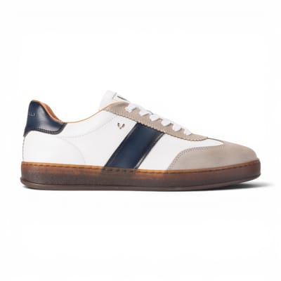 Martinelli Blauwe Leren Sneakers Trainerschoenen voor mannen - Seaford