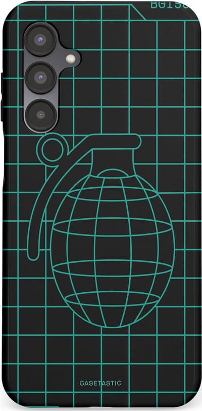 Casetastic Hoesje Geschikt voor Samsung A16 - Stijlvolle Beschermende Duo-layer Case - Retro bom