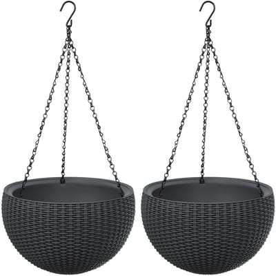 Hangende bloempot Keter Sphere Planter hangpot - 2 stuks