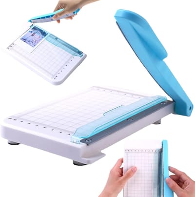 Papiersnijder Guillotine - Kleine Papiertrimmer - Hobby Knutselen - Antislip Ontwerp - 6 Inch Snijlengte - Zoals Getoond