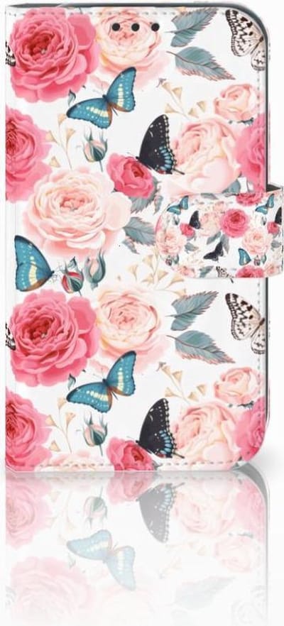 Samsung Galaxy Xcover 4 | Xcover 4s Hoesje Butterfly Roses