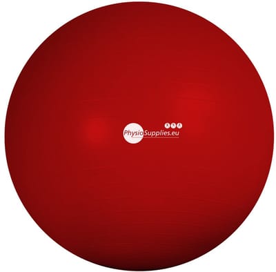 FysioSupplies - FYSIO Fitball GO 55 cm – Rood - Fitballen