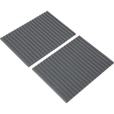 2 stuks Horloge Reparatie Mat Rubber Anti Slip Reparatie Mat voor Horlogemakers gray