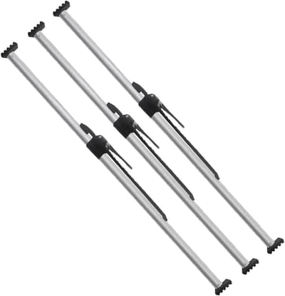 Laadstang, verstelbare stabilisator met ratelmechanisme voor laadbak van pick-up trucks en aanhangers, draagvermogen 200 kg, 130-190 cm