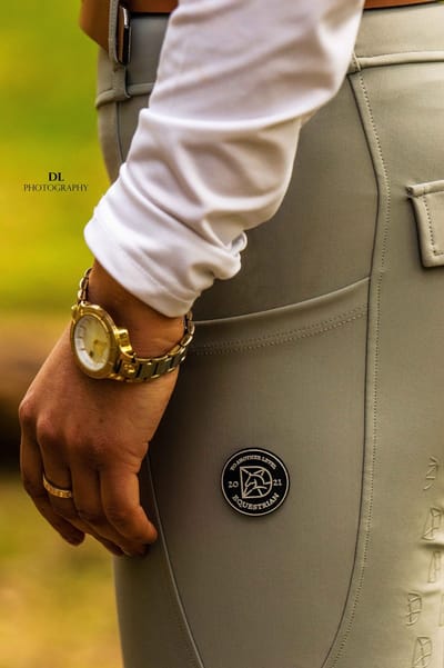 Donley - Acascalini – Grey - paardrijleggings - paardrijlegging - paardrijbroek - super fijne stof - maat 30 - paardenbroek - paardrij broek - paardrij legging - legging - siliconen grip