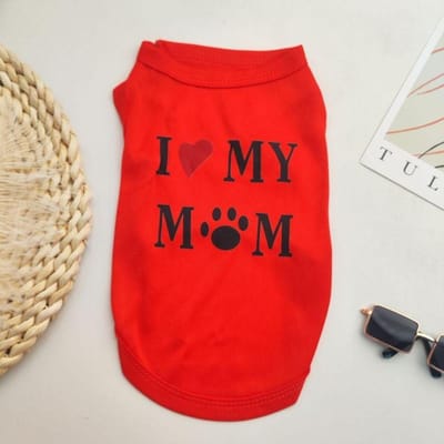 Vêtements pour chien style fin Printemps Été Respirant 5 Tailles T-shirt Chien Chat Polyester Doux Gilet Chiot pour Petit Moyen Animal de compagnie