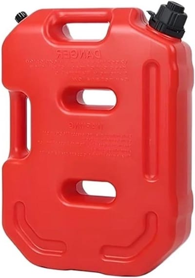 Benzine Jerrycan - Brandstoftank Reserve - Nood Brandstof Opslag - Met Ontluchtingsklep - 10 Liter - Rood