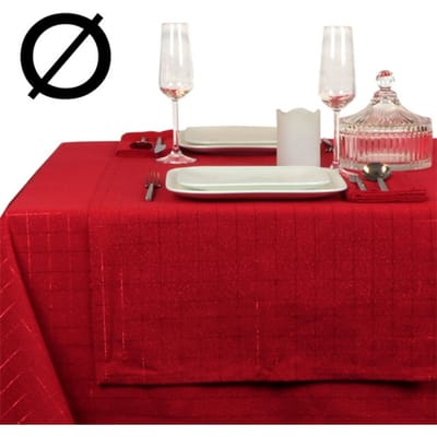 Unique Living | tafelkleed tyra 160Øcm red