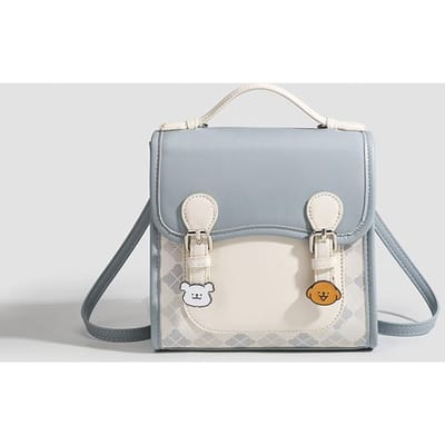 Niche Retro Rugzak Tas Vrouw Seizoen Mode Alles Student Reizen Schattige Commuter Kleine Rugzak Vrouw gray