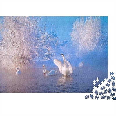 Landschapspuzzel Volwassenen - 1000 Stukjes Puzzel - Ontspannend Tijdverdrijf - Premium Gerecycled Karton - 75x50cm - Stijl