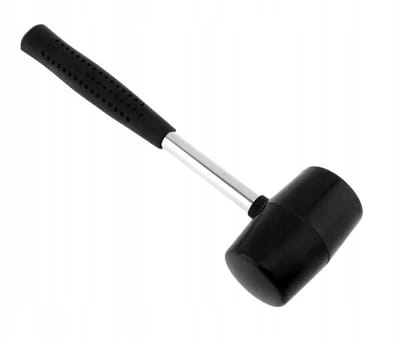Vergionic - Rubber Hamer - 60mm - Ergonomische Handgreep - Niet-Terugslagend