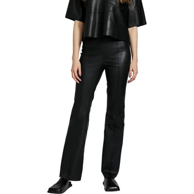 Bootcut Leren Broek Dames Norr Celia