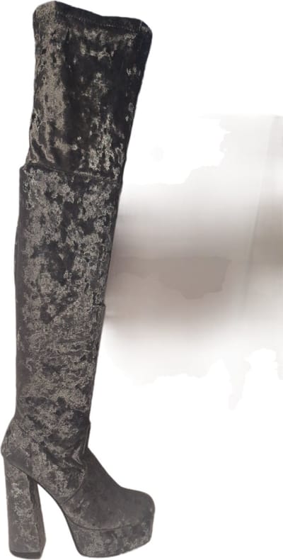 BELLAMICA-VELOUR-PLATEAU LAARS-HAK 12 CM-PLATEAU 4 CM-SIZE 38