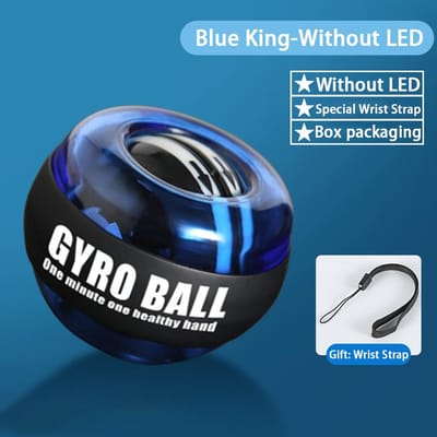 Démarrage Automatique Poignet Puissance Boule Gyroscopique Poignée Main Renforceur Avant-Bras Exerciceur Fitness Maison Gyro Entraîneur de Bras