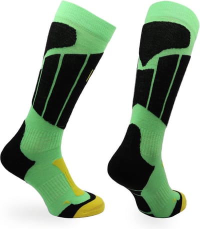 Norfolk Skisokken - Merino wol Climayarn - Schokabsorptie Zonedemping - Zacht, Warm en Droog - Maat 43-46 - Groen - Aspen