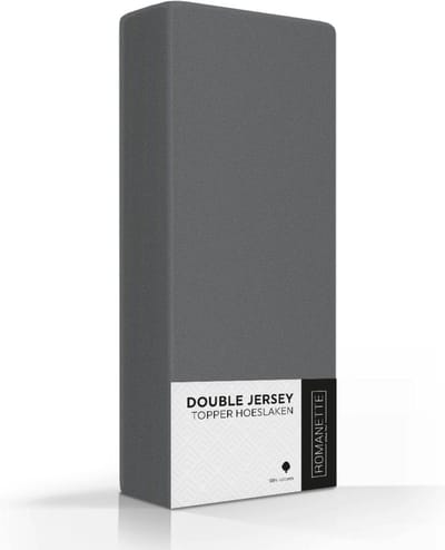 Luxe Dubbel Jersey Topper Hoeslaken