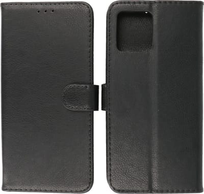 Motorola Moto G72 Hoesje Book Case Portemonnee Telefoonhoesje - Zwart