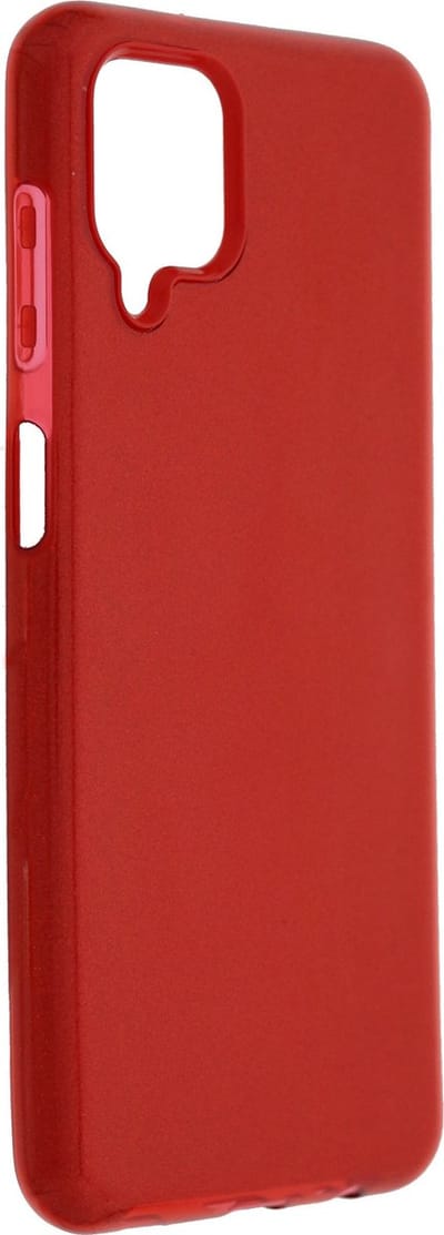 oTronica Backcover glitter Geschikt Voor Samsung Galaxy A12 Hoesje - Rood