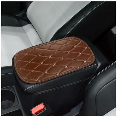 Dailygoods- Armleuningkussen Zacht - Waterdicht - Antislip - PU-leer - Comfortabel - Geschikt voor Auto/SUV/Vrachtwagen - Armsteun