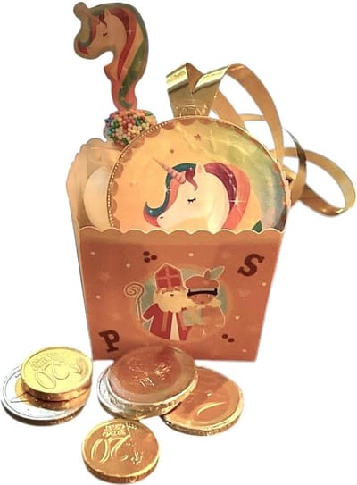 Sint - Sinterklaas - Chocolade - Snoep - Pepernootbakje - Unicorn - Cadeauverpakking