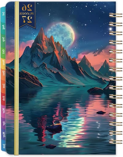 Dagboek 2026 - Agenda Planner - Planning Maken - Gekleurde Tabbladen - 165 x 216 cm - Blauw
