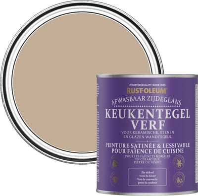Rust-Oleum Bruin Keukentegelverf Zijdeglans - Gezouten karamel 750ml