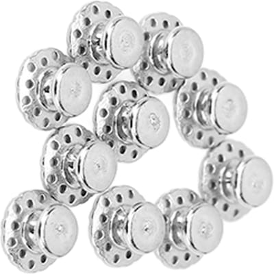 10 stuks Holle Linguale Knop Roestvrij Staal Tandheelkundige Orthodontische Linguale Knop Vervangingsaccessoire white