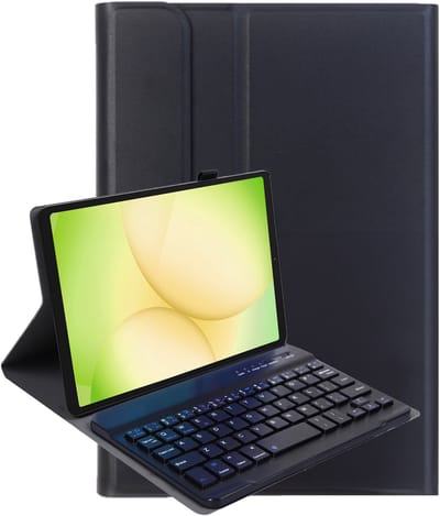 Hoesje - Geschikt voor Samsung Galaxy Tab A11 - Toetsenbord Case - Keyboard Book Cover - Hoes - Zwart