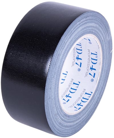 TD47 Professional Gaffa Tape 50mm x 25m Zwart