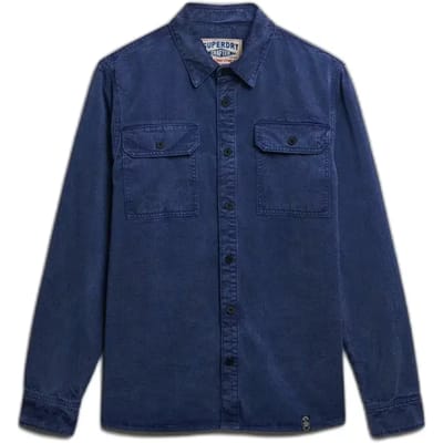 Superdry - The Merchant Store - Militair Overshirt - Heren - Lange mouwen shirts