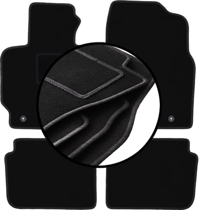 Complete set veloursmatten voor: Mazda CX-5 I SUV (2012-2017)
