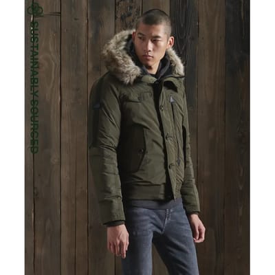 Superdry Jas Chinook Rescue Bomber M5010341a Olive Mannen Maat - XXL