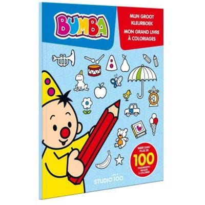 Studio 100 Bumba Mijn groot kleurboek Kleurboeken Baby- en peuterboeken